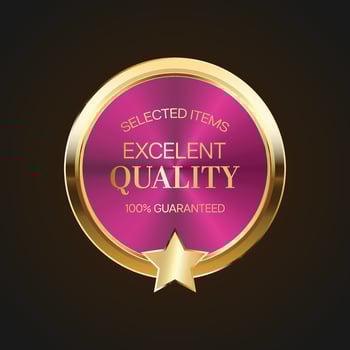 Luxury golden pink sale badges and labels. Retro vintage sale circle badge design vector