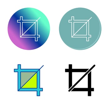 Unique Crop Vector Icon