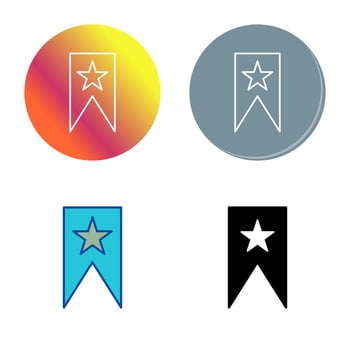 Unique Bookmarking Services Vector Icon