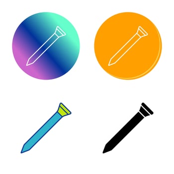 Nail Vector Icon