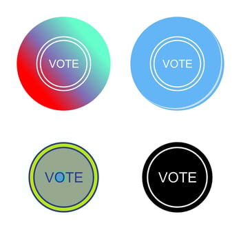 Vote Link Vector Icon