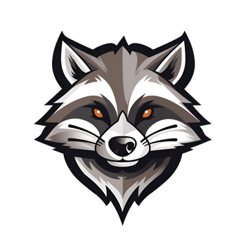 AI generated Raccoon Artistic Style Illustration Cartoon Style Painting Drawing No Background Perfect for Print on Demand Merchandise AI Generative png