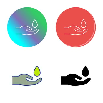 Hands Airdrop Vector Icon