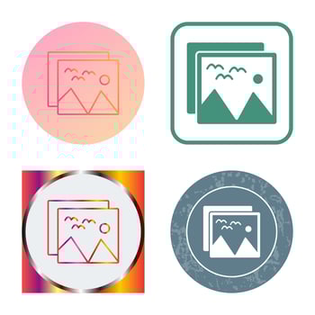 Pictures Vector Icon