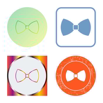 Bow Tie Vector Icon