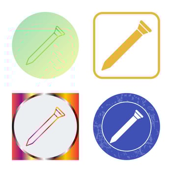 Nail Vector Icon