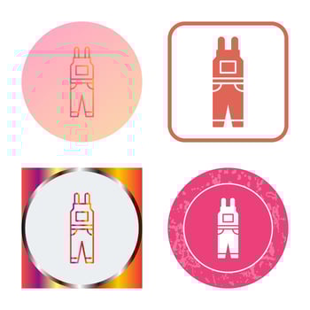 Jumpsuit Vector Icon