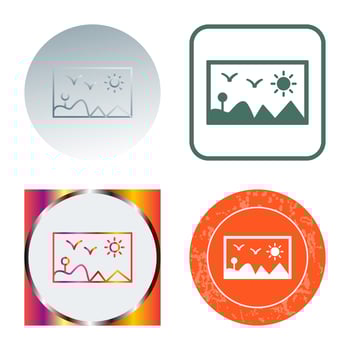 Painting Exhibit Vector Icon