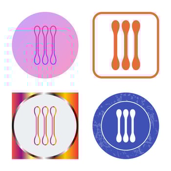 Cotton Bud Vector Icon