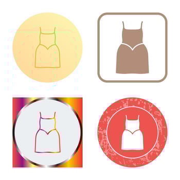Party Dress Vector Icon