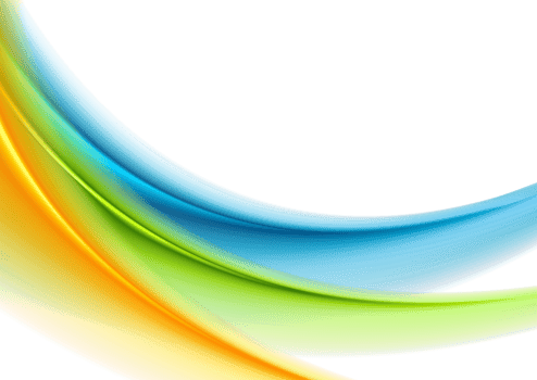 Colorful smooth blurred waves abstract background png