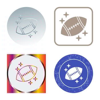 Rugby Vector Icon