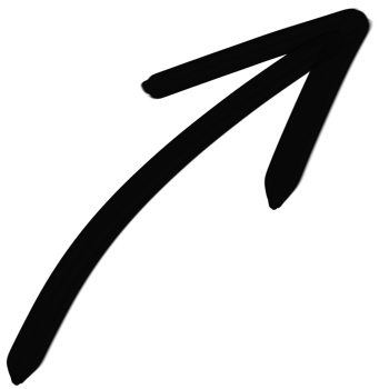 Black arrow icon for website design, logo, app, work. The black arrow indicated the direction symbol. curved arrow sign. 3D style. png