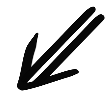 Black arrow icon for website design, logo, app, work. The black arrow indicated the direction symbol. curved arrow sign. 3D style. png