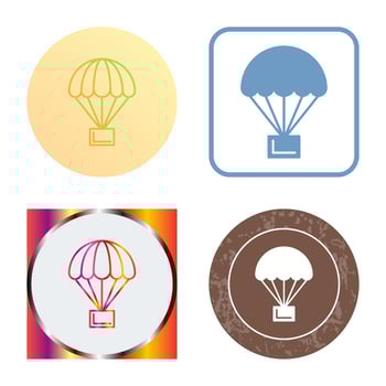 Parachute Vector Icon
