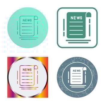 News Vector Icon