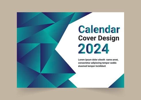 2024 Calendar design free vector