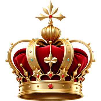 AI generated Realistic royal crown. AI Generative png