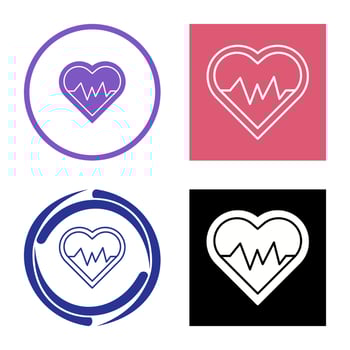 Heart Beat Vector Icon