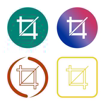 Unique Crop Vector Icon