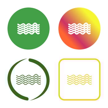 Magnetic Waves Vector Icon