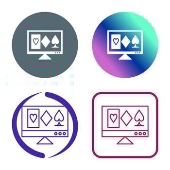 Online Gambling Vector Icon