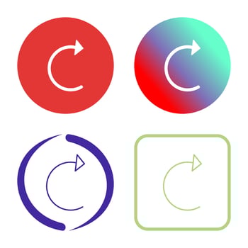 Unique Reload Vector Icon