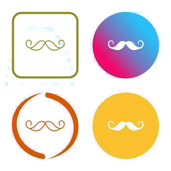 Moustache Vector Icon