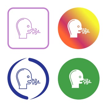 Bad Breath Vector Icon