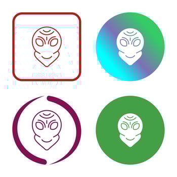 Alien Vector Icon