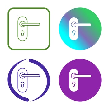 Door Lock Vector Icon