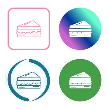 Sandwich Vector Icon