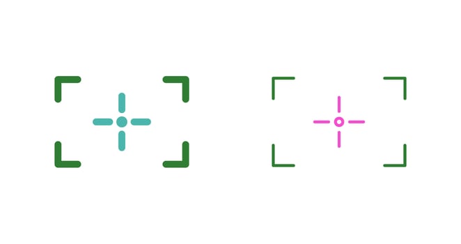 Unique Focus Vector Icon