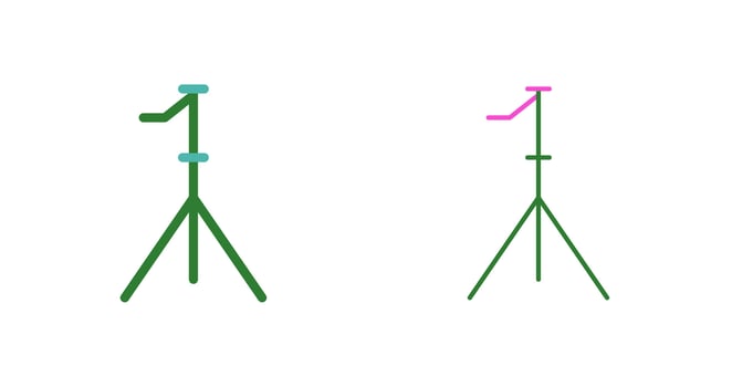 Unique Stand Vector Icon