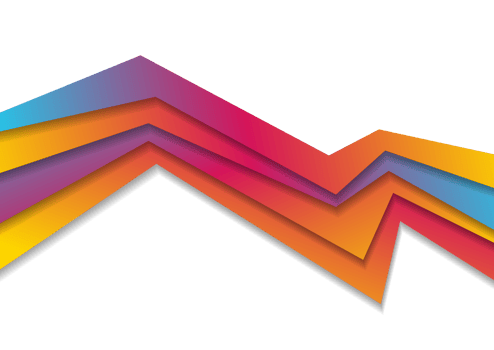 Vibrant gradient abstract corporate geometric background png