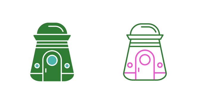 Space Capsule Vector Icon