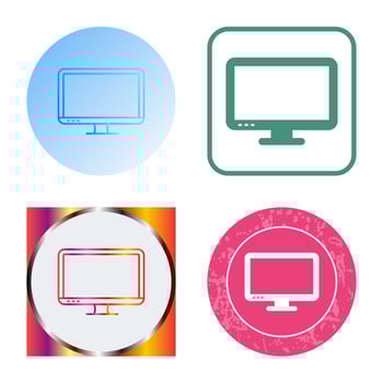 Lcd Vector Icon