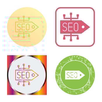 SEO Tag Vector Icon