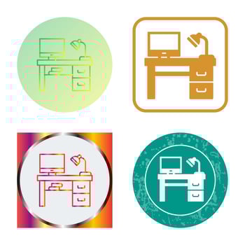 Desk Vector Icon