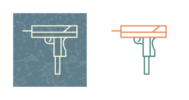 Unique Gun Vector Icon