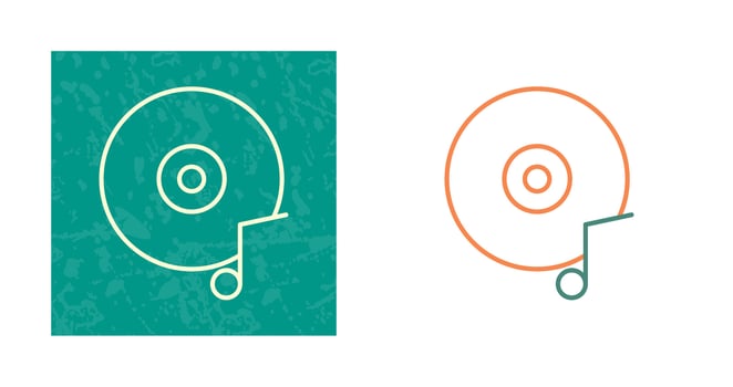 Music CD Vector Icon