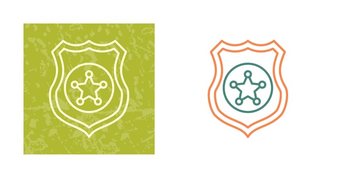 Police shield Vector Icon