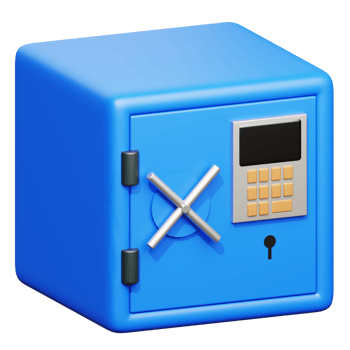 simple 3d safe locker. png