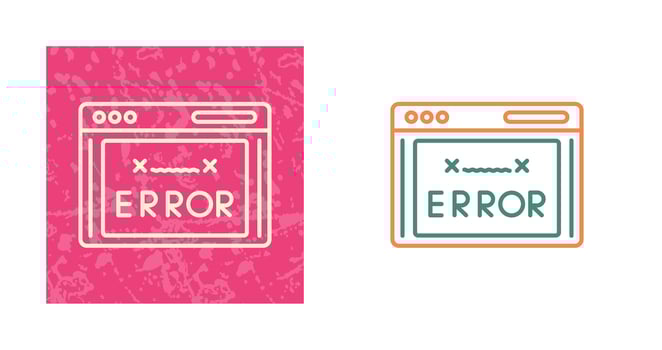 Error Code Vector Icon