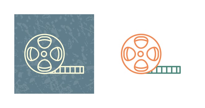 Film Reel Vector Icon