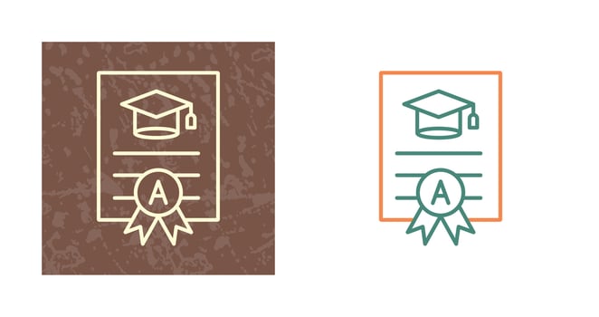 Report Card Vector Icon