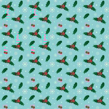 Christmas beautiful holiday vector seamless pattern with beautiful design