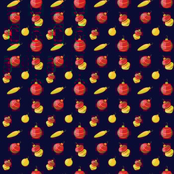 Christmas beautiful holiday vector seamless pattern with beautiful design