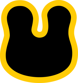 Funny Yummy font text glyph design png