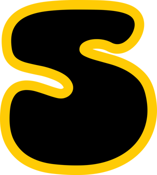 Funny Yummy font text glyph design png